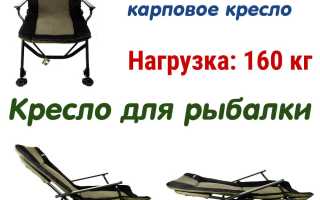 Как выбрать кресло для карповой рыбалки: критерии и модели, которые стоит купить