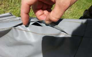 Ремонт лодки ПВХ: слань, транец, клапаны, клеим швы, проколы