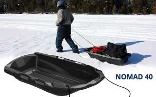 Сани для зимней рыбалки — выбираем для покупки и делаем своими руками