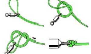 Как надежно вяжется узел паломар для флюорокарбона, плетенки и лески