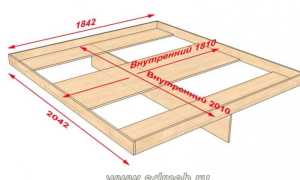 Как сделать двуспальную кровать с ящиками своими руками