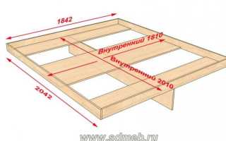 Как сделать двуспальную кровать с ящиками своими руками