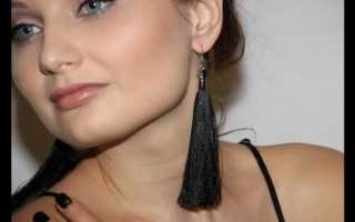 Как сделать серьги кисточки своими руками?
