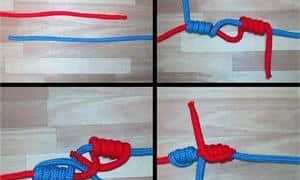 Как привязать поводок к леске и плетенке напрямую и под прямым узлом