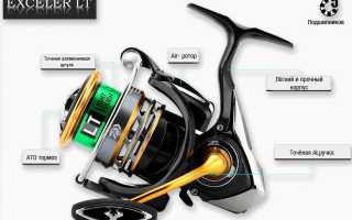 Обзор модельного ряда катушек Daiwa Exceler LT 2025 и 2025 годов