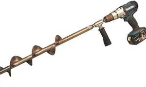 Как выбрать электробур для зимней рыбалки и сделать своими руками электрический бур