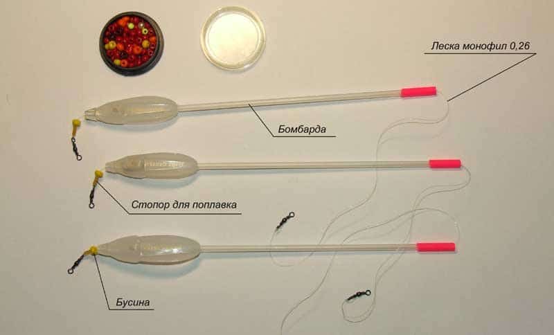 Рыболовная снасть бомбарда: монтаж оснастки, ловля на сбирулино