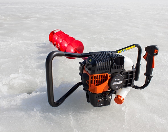 Как выбрать мотобур для зимней рыбалки: параметры и рейтинг бензобуров