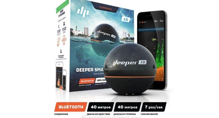Эхолот Deeper Smart Fishfinder: характеристики, отзывы, цена