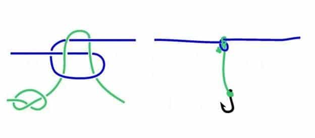 Как правильно привязать леску к леске - рыболовный узел для двух лесок