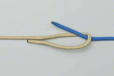 Как вязать узел морковка - схематично и наглядно