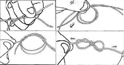 Как привязать поводок к леске и плетенке напрямую и под прямым узлом