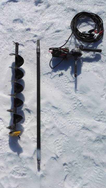 Как выбрать электробур для зимней рыбалки и сделать своими руками электрический бур