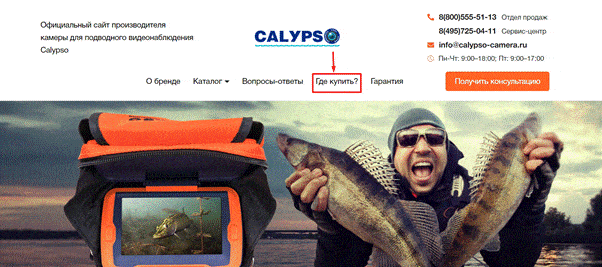 Подводная камера Calypso UVS-03: обзор и отзывы