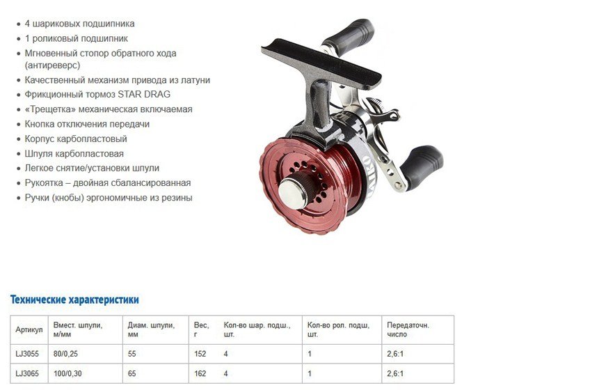 Выбираем катушки для зимней рыбалки для разных типов снастей и удочек