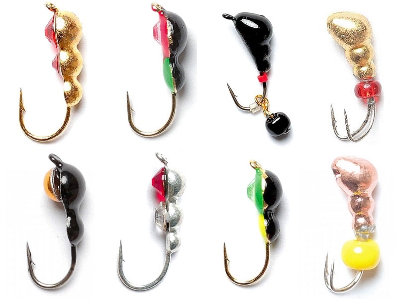 Безмотылка на окуня зимой: выбор мормышки, тактика и стратегия поиска и ловли