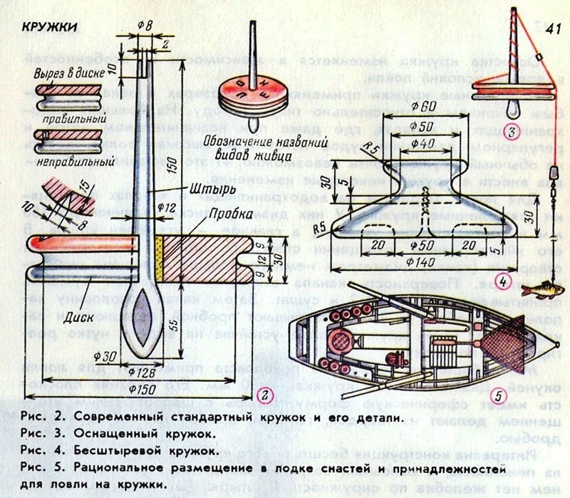 Ловля на кружки осенью: оснастка, установка на озере и реке