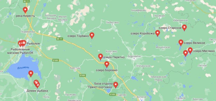 Летняя и зимняя рыбалка в Новгородской области