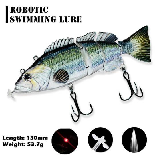 Роботизированные плавающие приманки Fishing Robotic Swimming Lure Wobblers