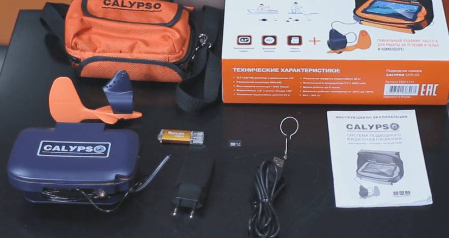Подводная камера Calypso UVS-03: обзор и отзывы