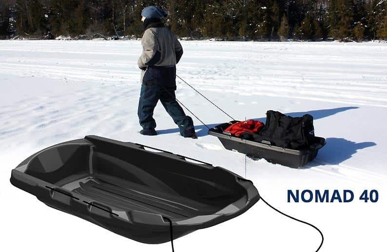 Сани для зимней рыбалки - выбираем для покупки и делаем своими руками