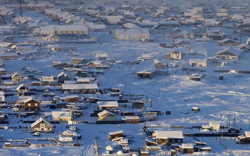 Город Оймякон, Якутия