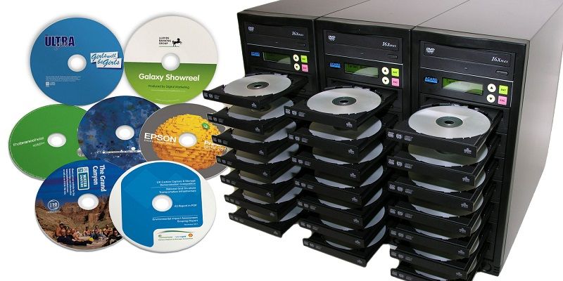 Как печатают ди-ви-ди