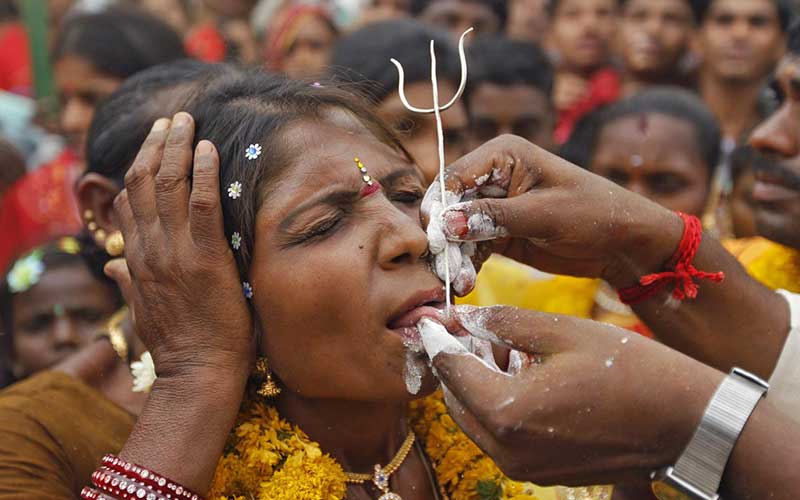 Прокалывание языка