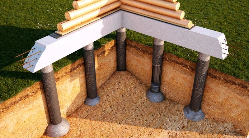 Технология заливки фундамента ТИСЭ