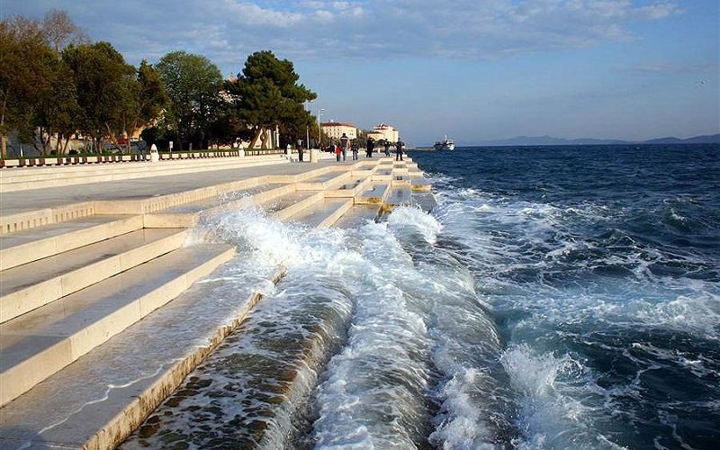 «Морской орган» в городе Задаре