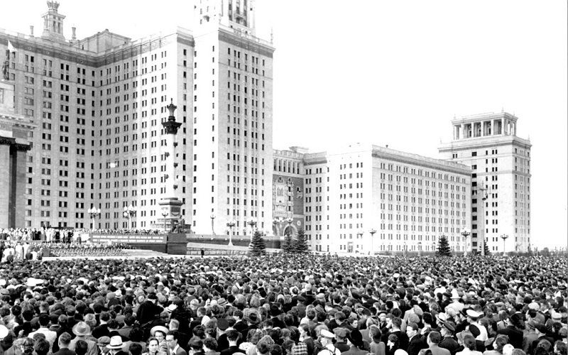 Торжественное открытие комплекса корпусов Московского государственного университета