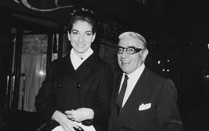 Мария Каллас и Аристотель Онассис