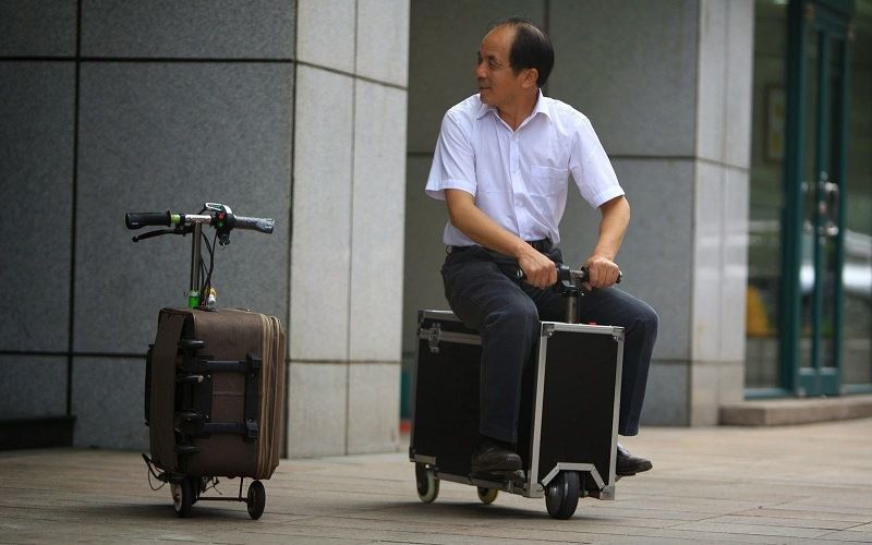 Транспортное средство Suitcase Scooter
