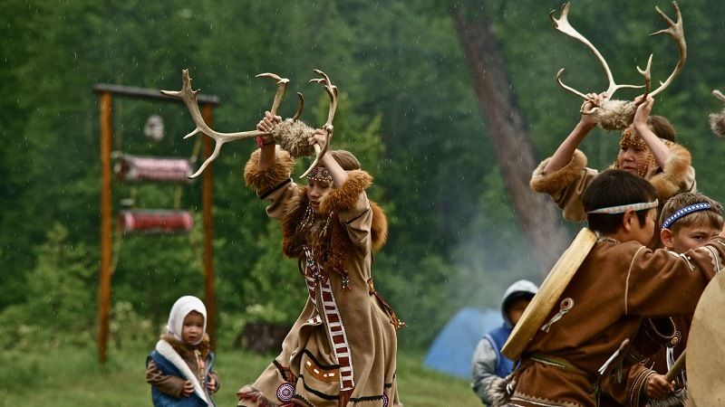 Эвенки: обряд на удачу