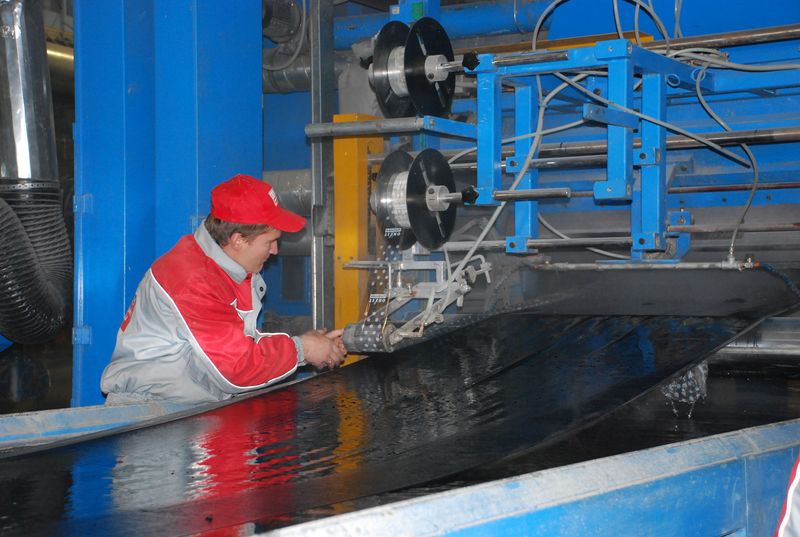 Производство рубероида