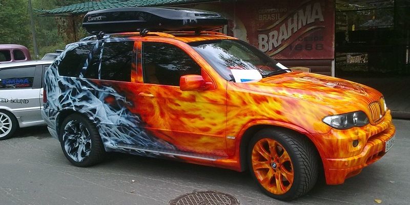 Огонь и граффити