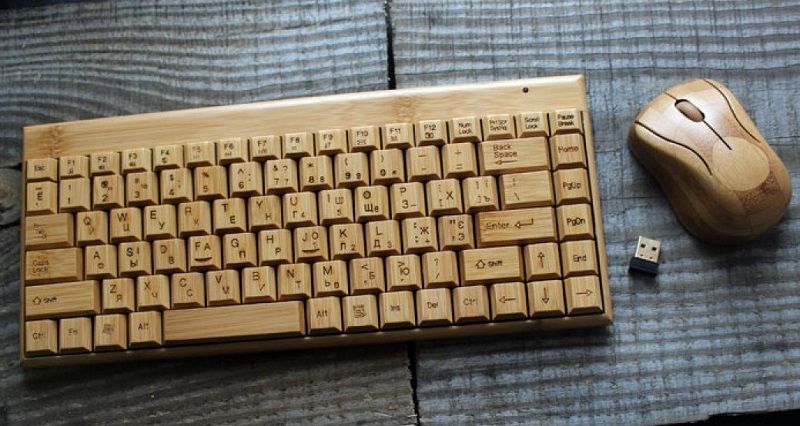 Деревянная клавиатура