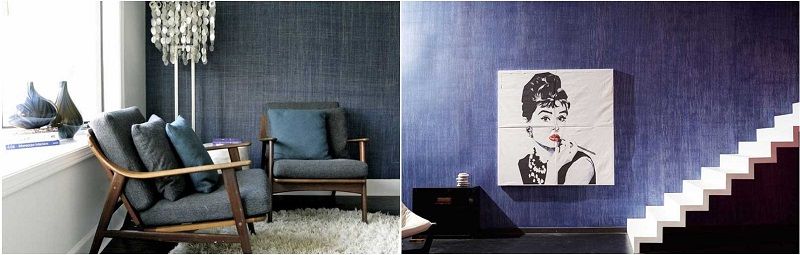 Покраска стен под "джинсу"