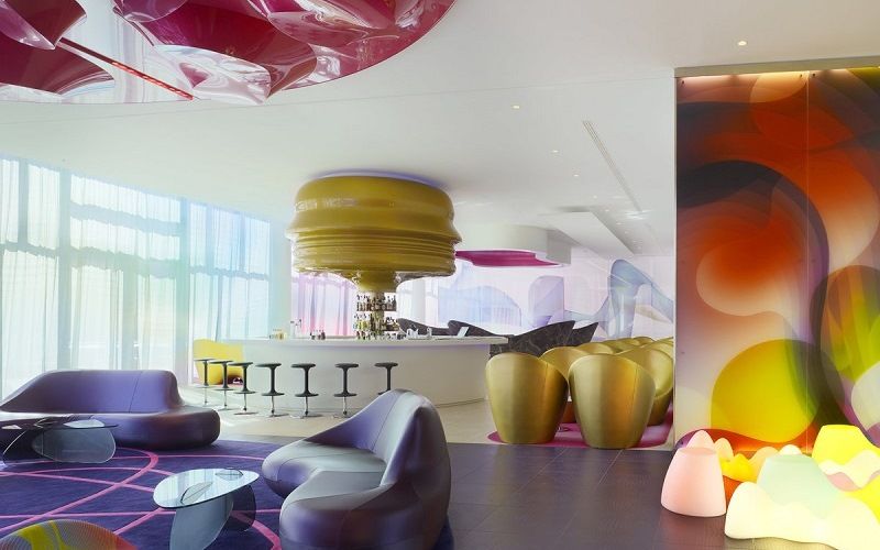 Стиль интерьера Блоб