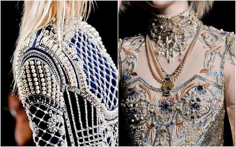 Вышивки из бисера в одежде