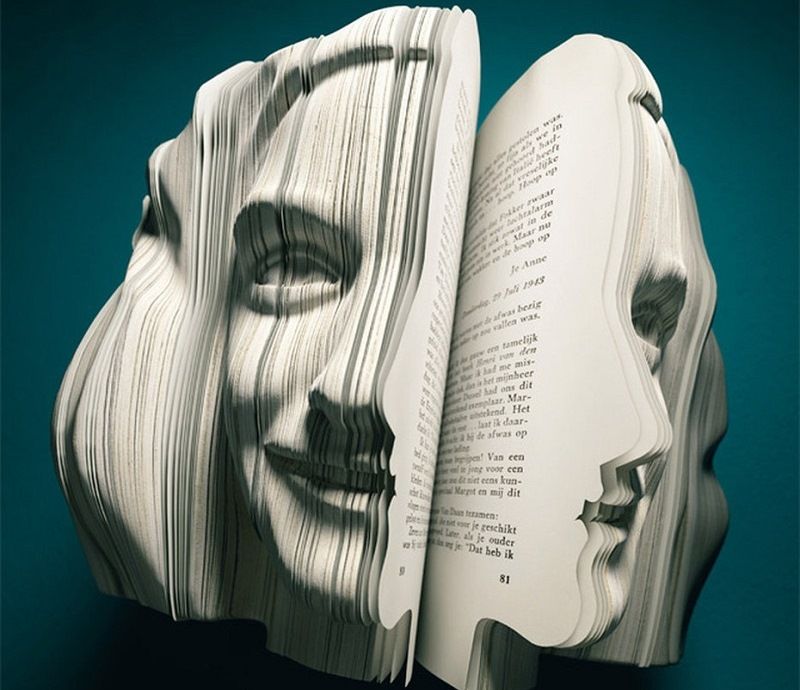 Книжные биографии в форме лиц