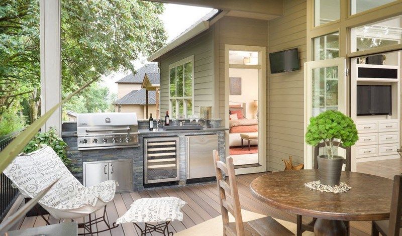 Открытая кухня