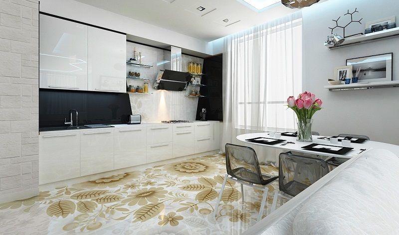 Выбор пола для кухни