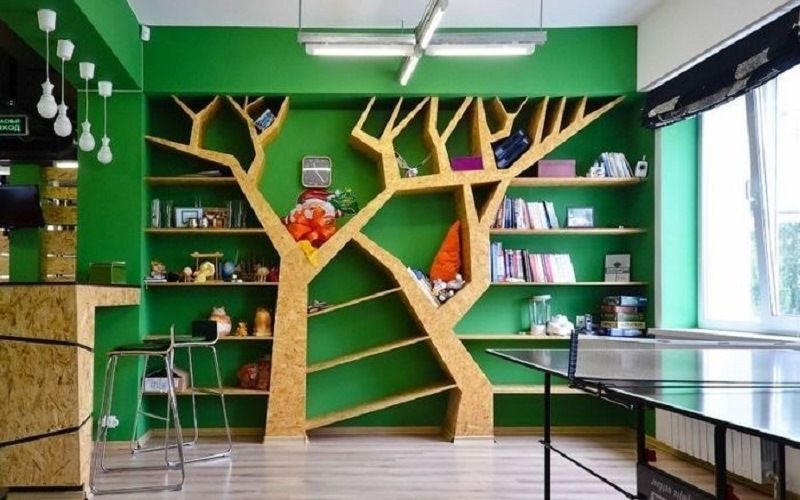 Книжная полка дерево