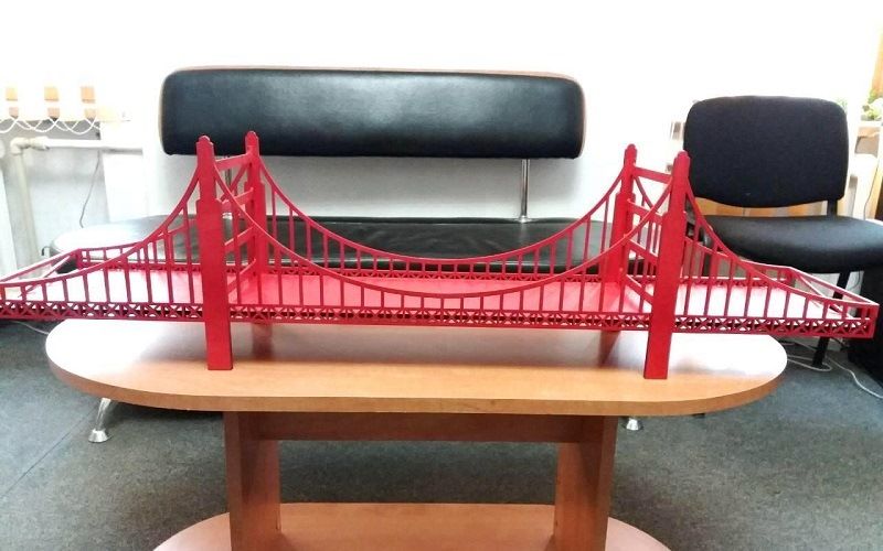 Полка на стену мост «Золотые ворота»