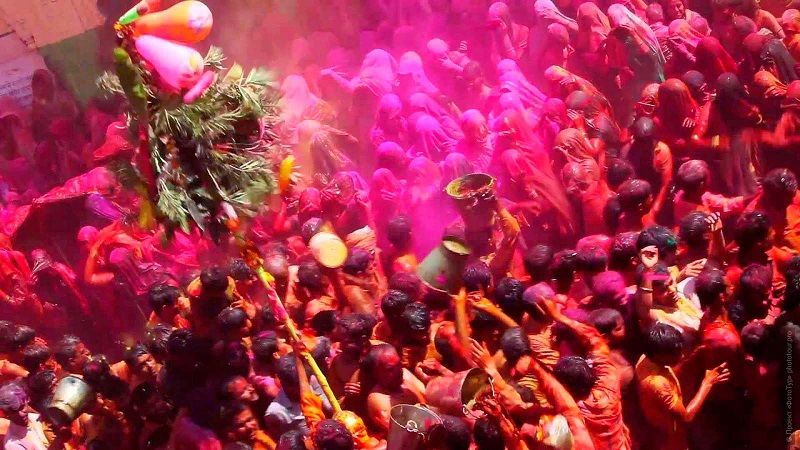 Индийский праздник Холи