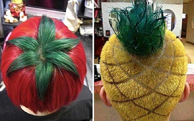 Стрижка ананас