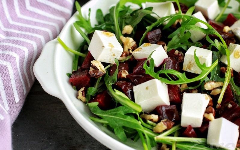 Салат из свеклы с фетой