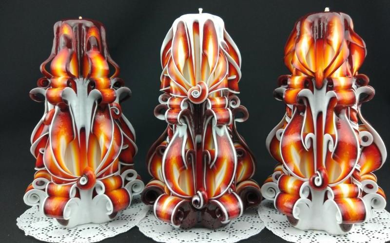 Резные свечи