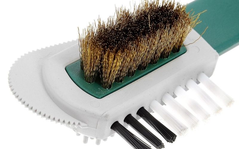 Тройная щетка для чистки обуви